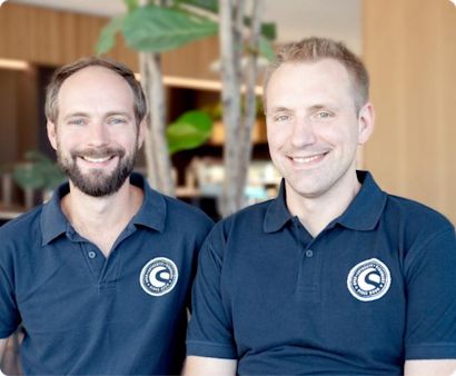 Stefan Hamann and Sebastian Hamann Ritratto di Stefan e Sebastian Hamann.