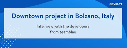 Downtown project in Bolzano: teamblau supports local businesses with a digital marketplace