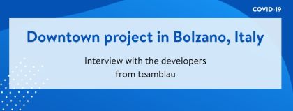 Downtown project in Bolzano: teamblau supports local businesses with a digital marketplace