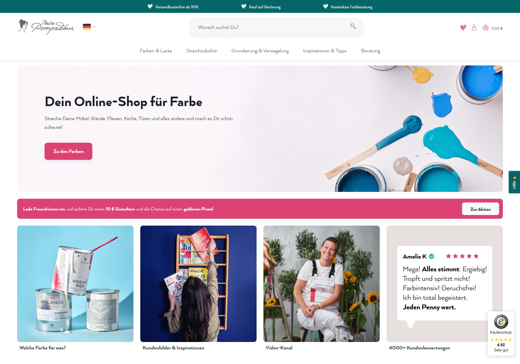Case-Study_MissPompadour_Startseite