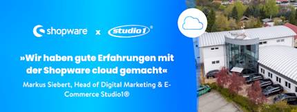 Studio1® und ihre Erfolgsstory mit Shopware Cloud