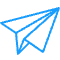Paper plane icon