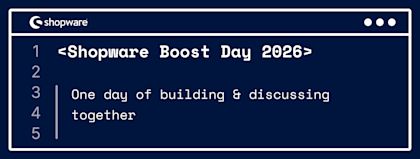 Shopware Boost Day 2026 