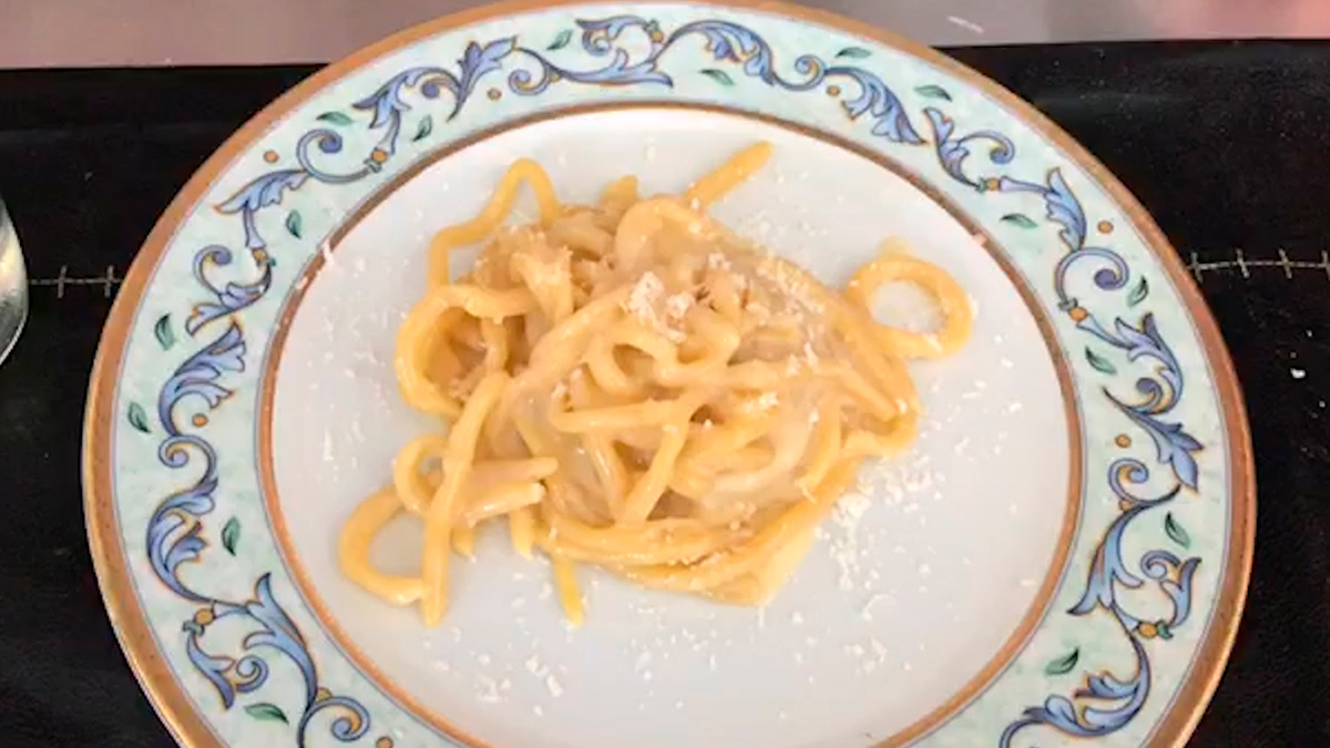 Pici cacio e pepe