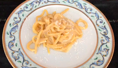 Pici cacio e pepe