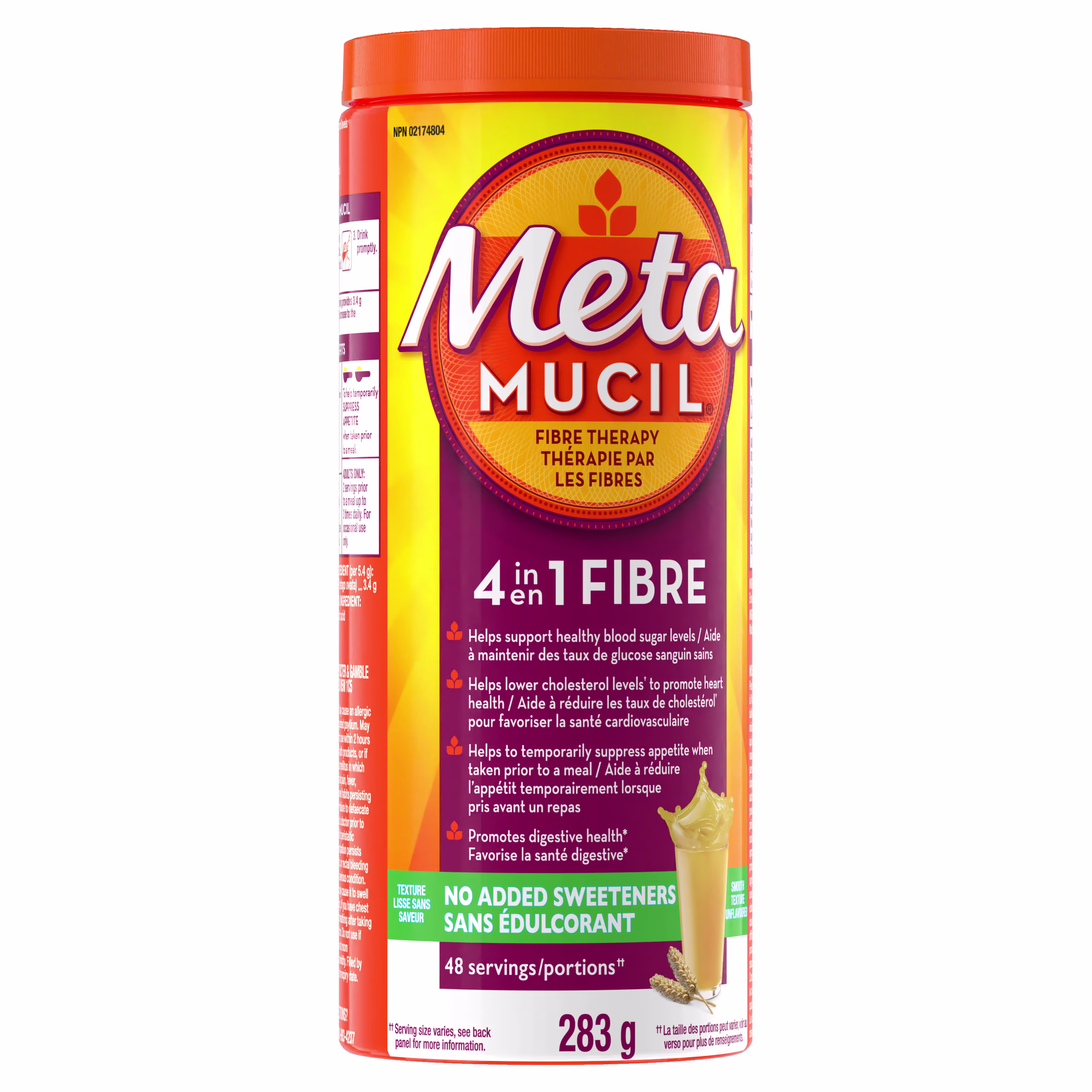 METAMUCIL POWDER WITH NO ADDED SWEETENER