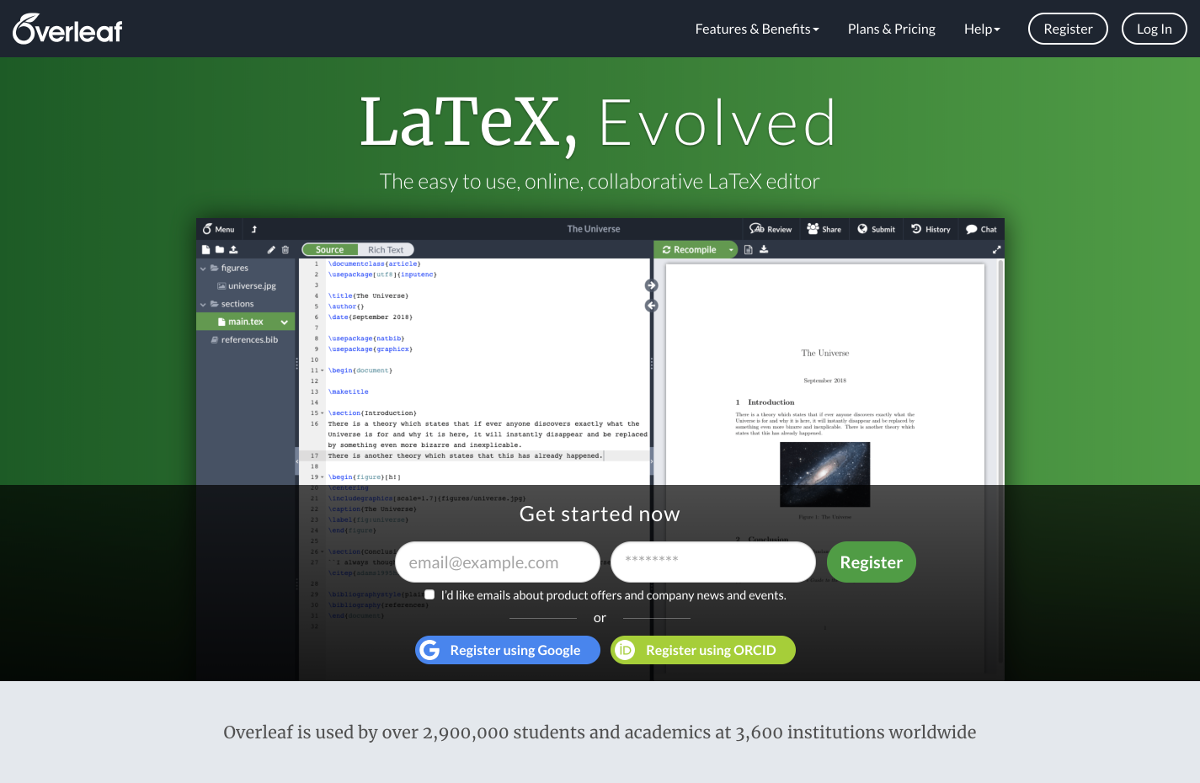 Overleaf for Groups - Overleaf, Online LaTeX Editor
