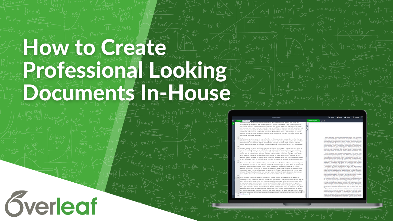 Webinar thumbnail, how to create professional looking documents in-house