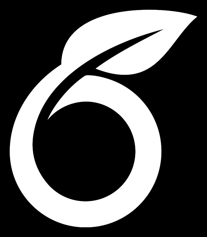 Overleaf O logo, white