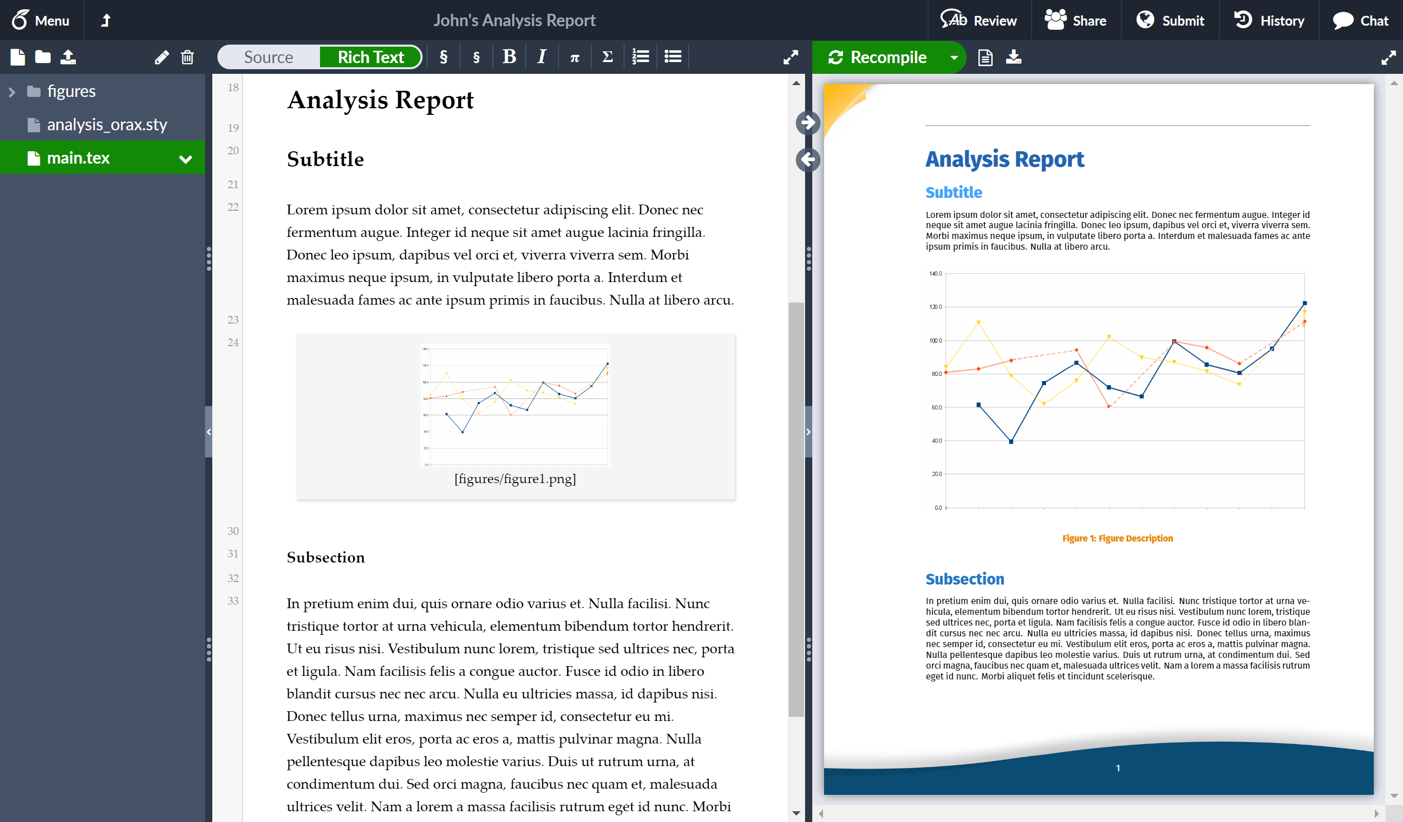 Latex Project Report Template