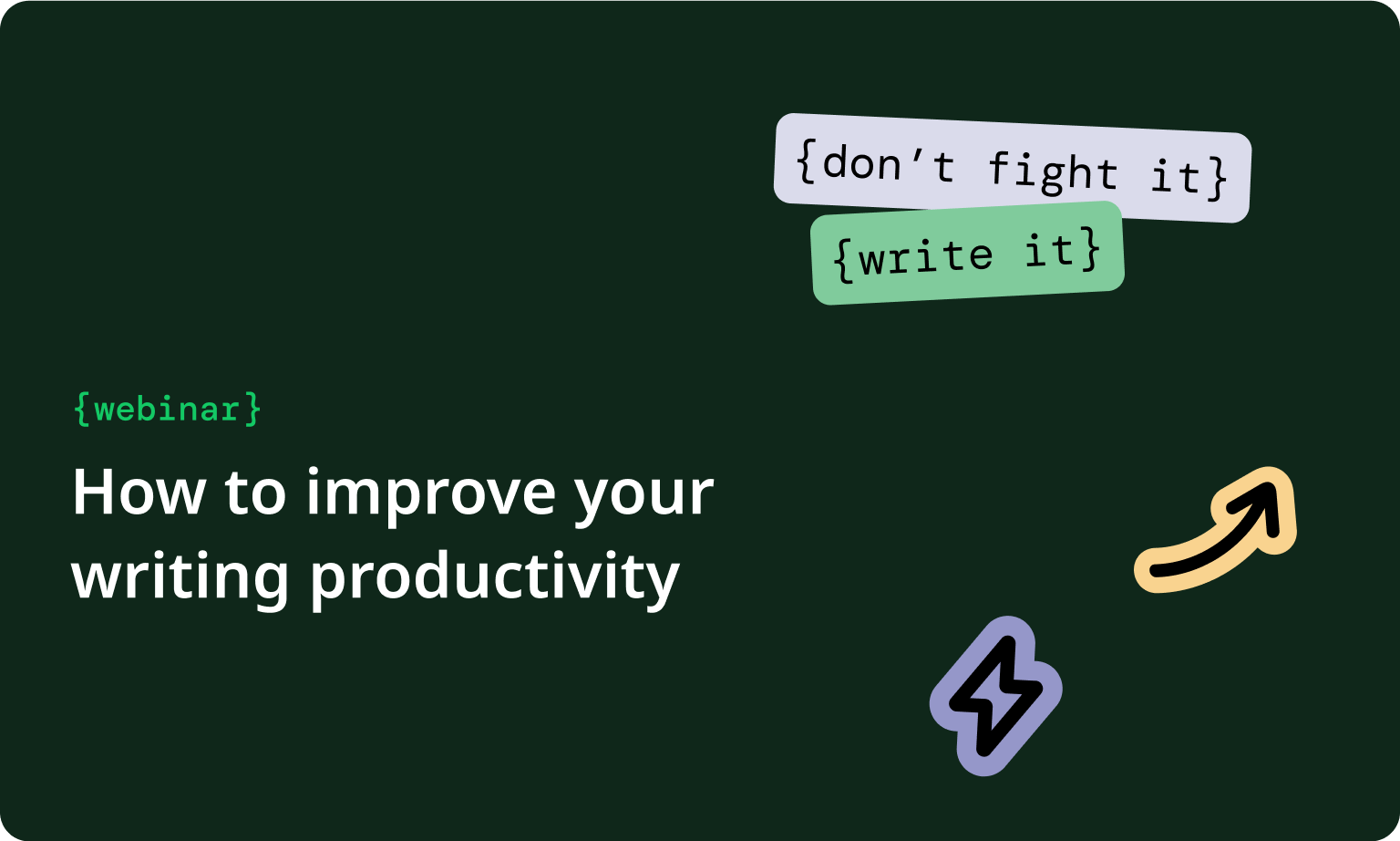 How to improve your writing productivity