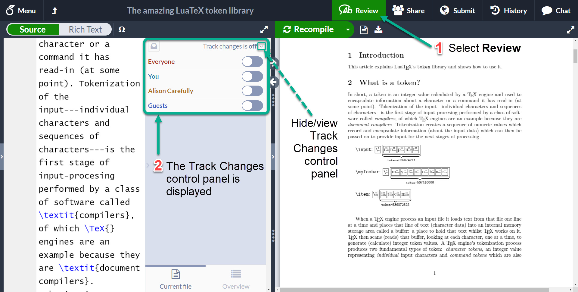 Product survey 2021: real time track changes