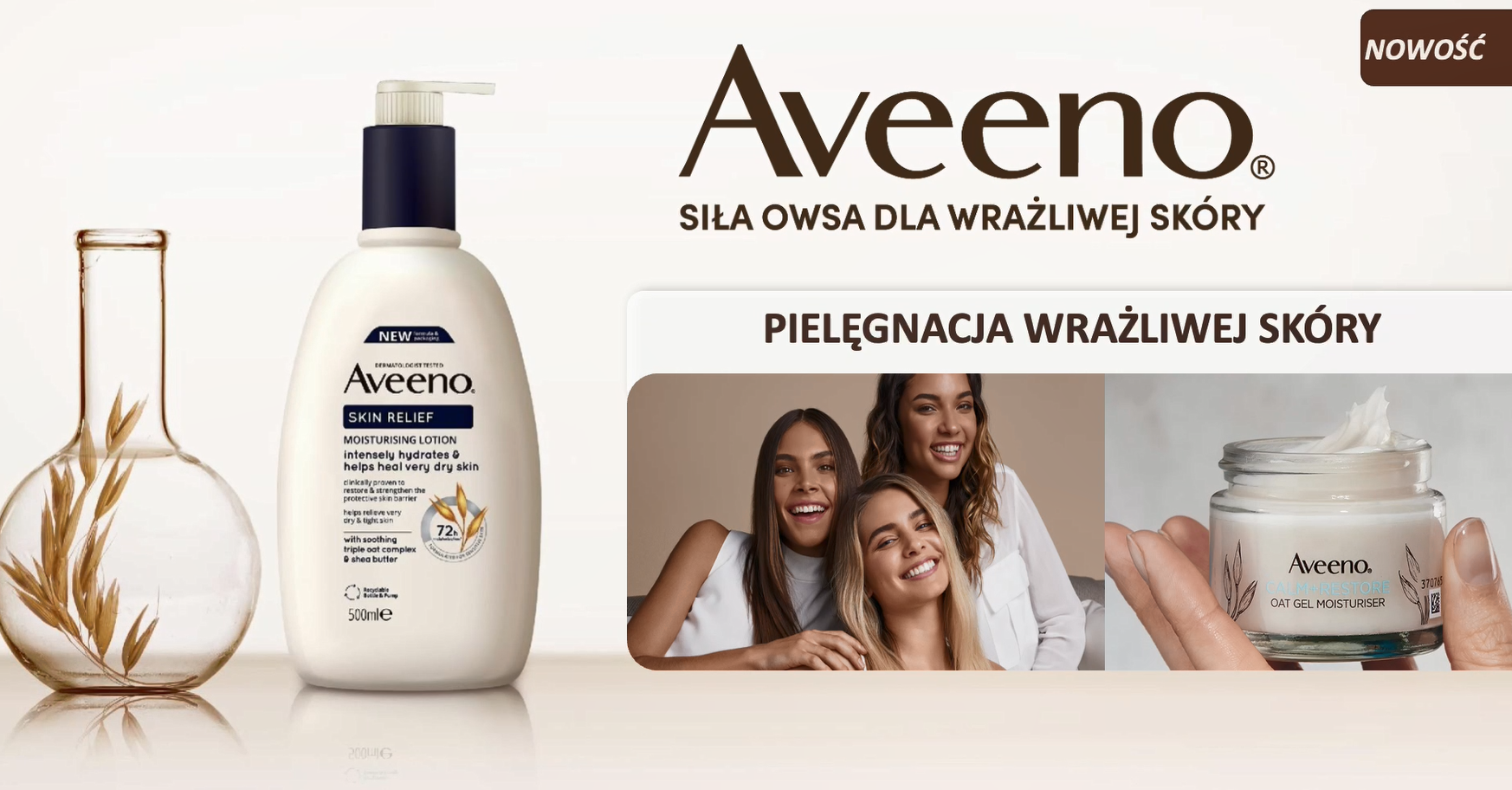 Pielęgnacja wrażliwej skóry z marką Aveeno®