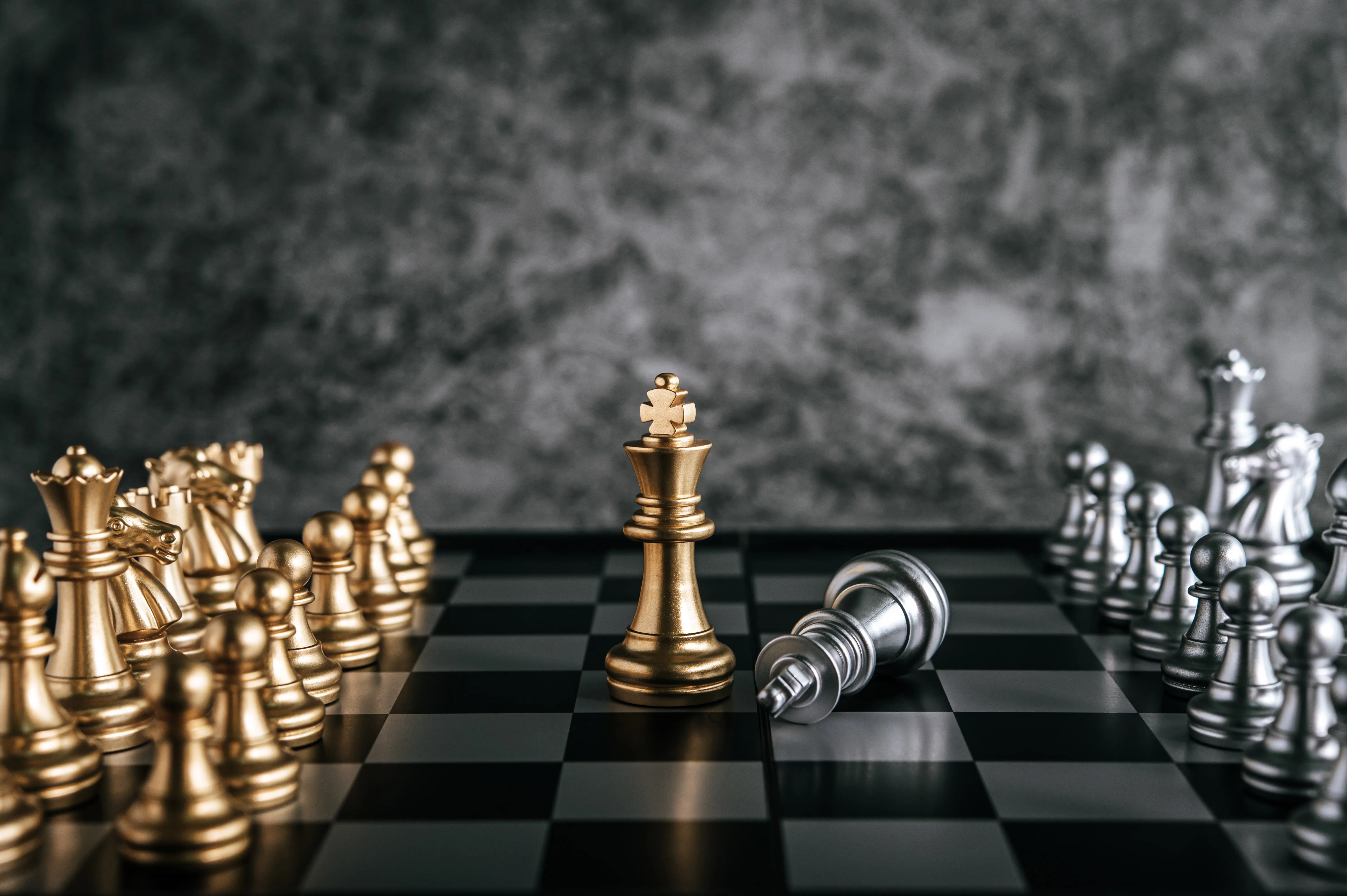 gold-silver-chess-chess-board-game-business-metaphor-leadership-concept