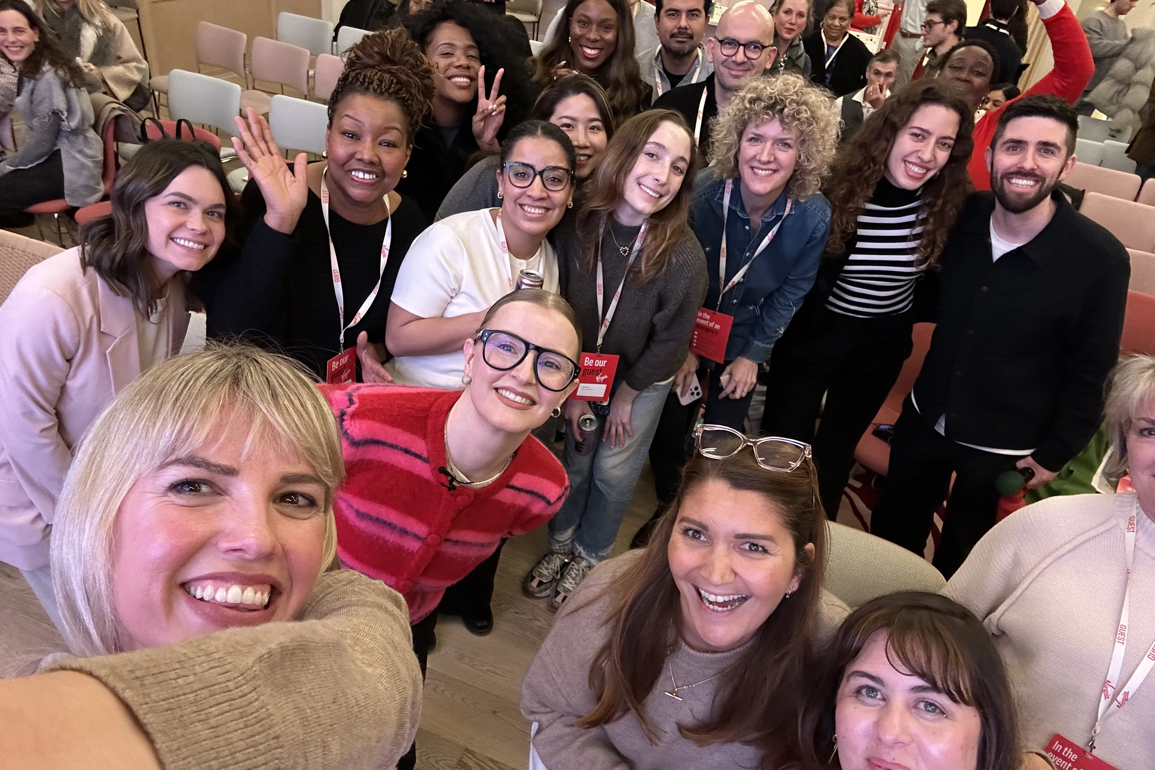 Molly Goddard Group selfie changemakers