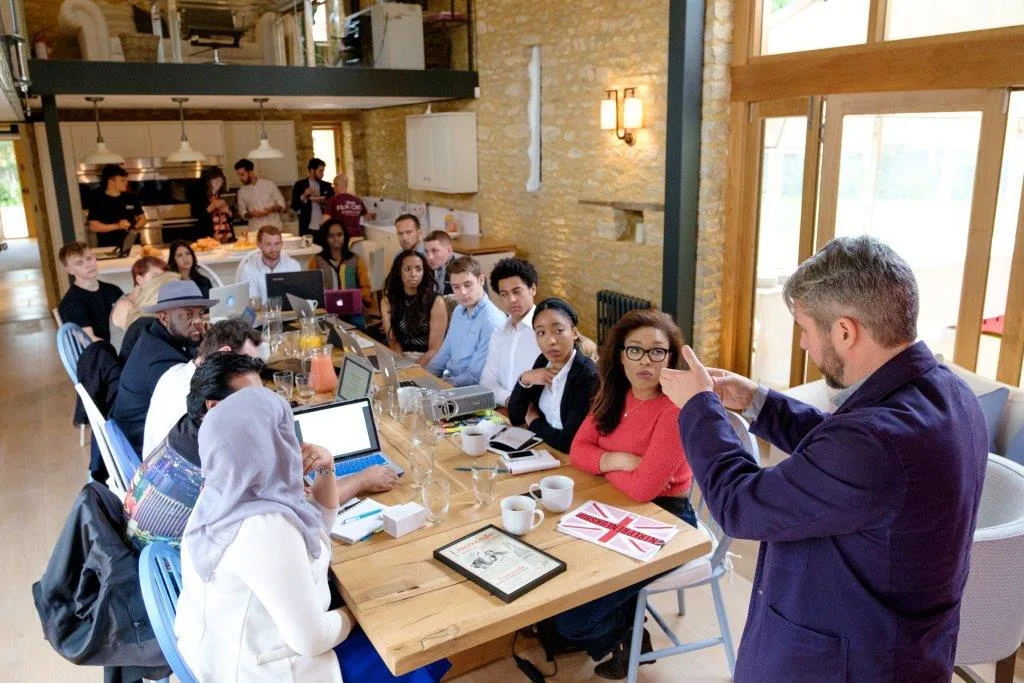 Photo of a Virgin StartUp Workshop