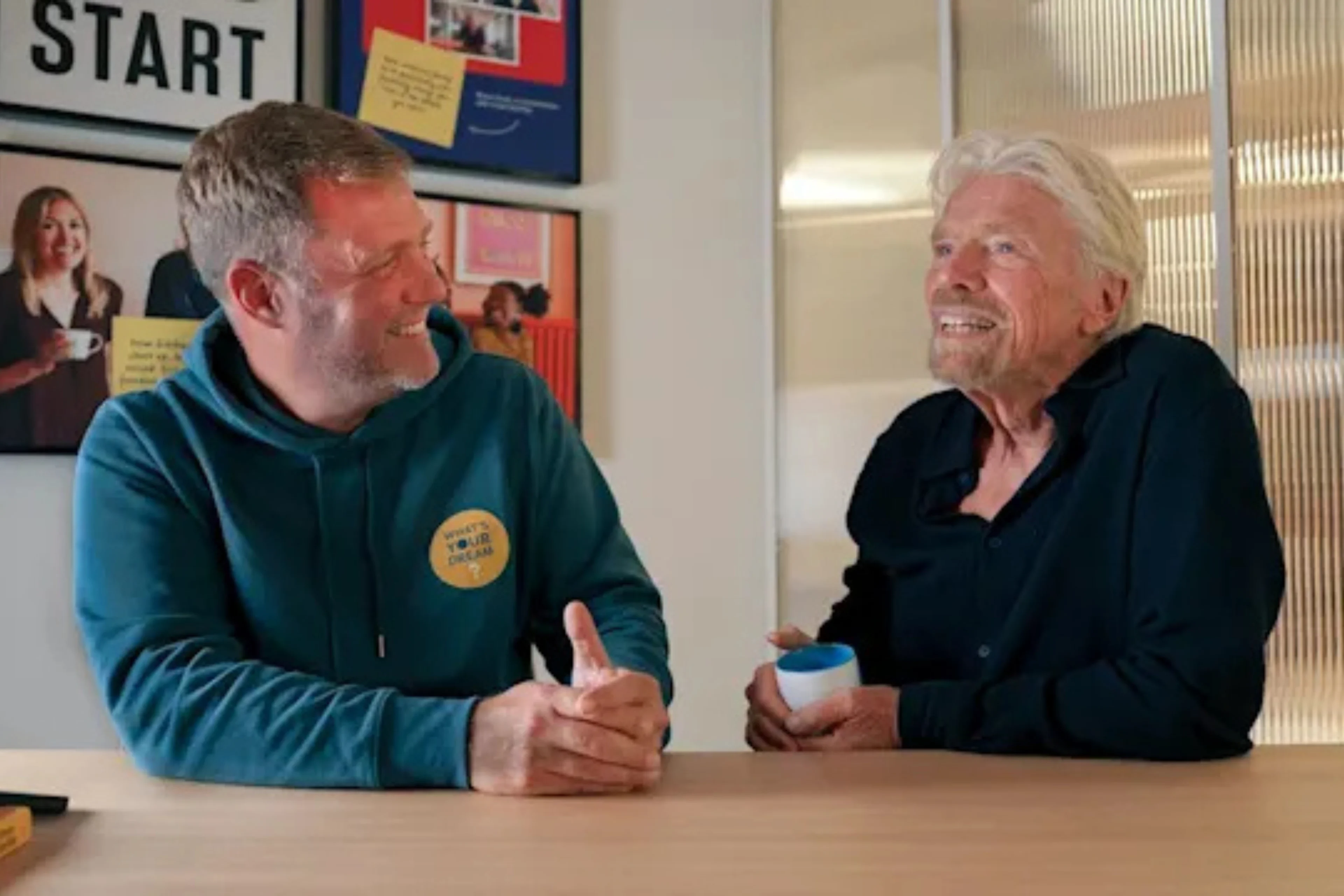 Simon Squibb & Richard Branson