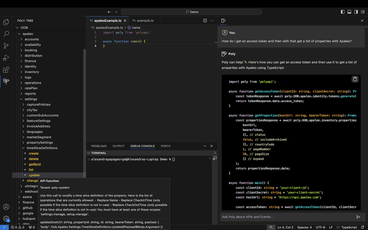 Poly Tree Functions Overview