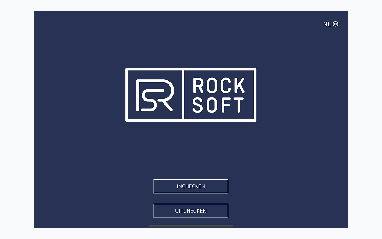 Rocksoft Kiosk - welcome screen
