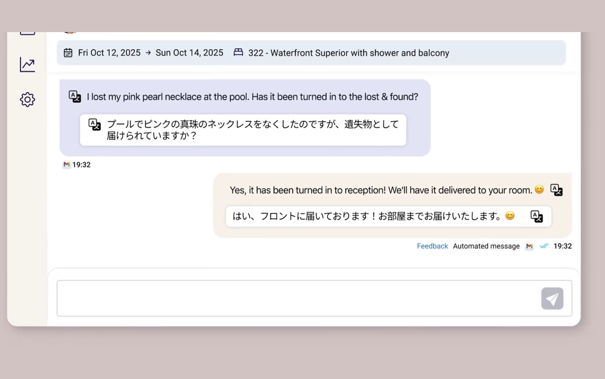 AI-powered 2-way translations 