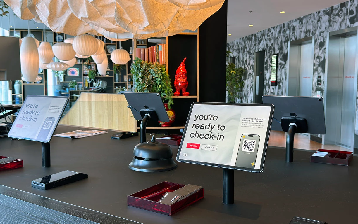 Rocksoft - citizenM check-in kiosk