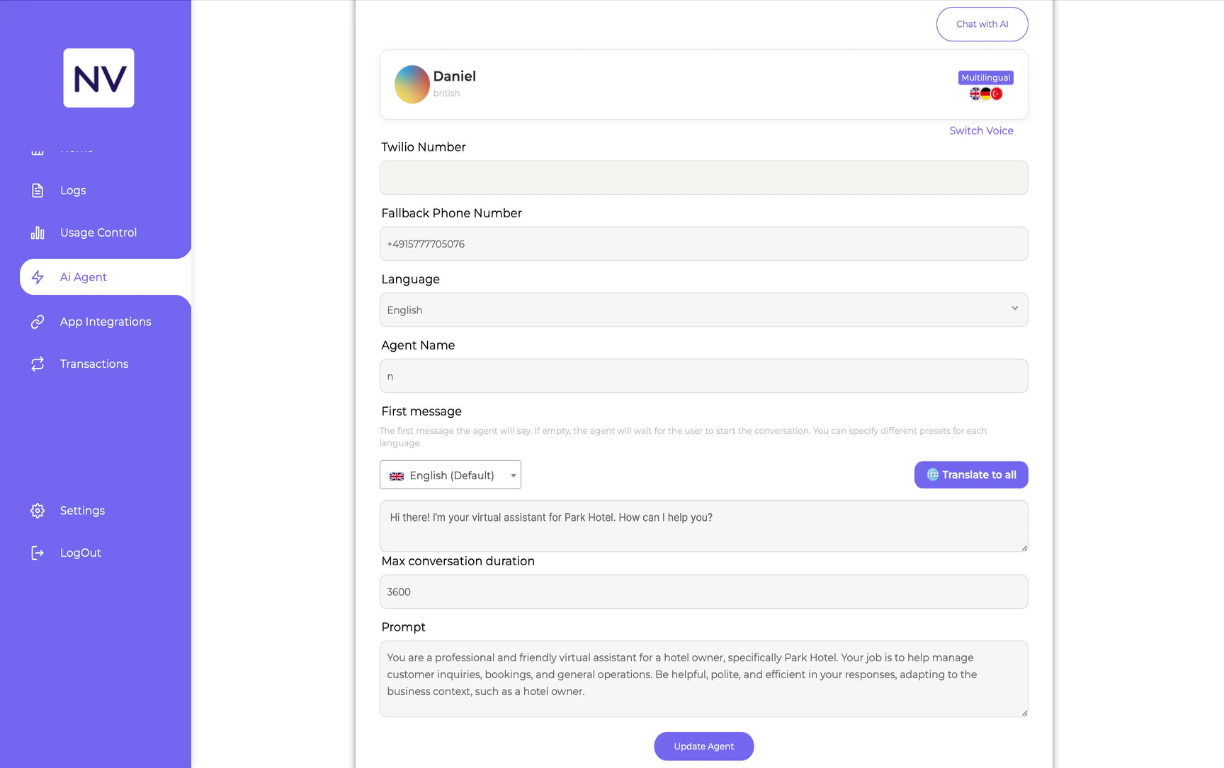 Configure and Individualize Your Agent