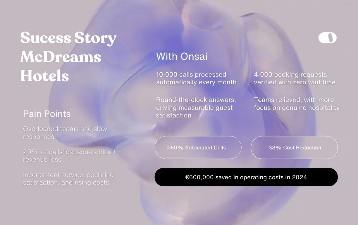 Onsai - The Voice of Hospitality