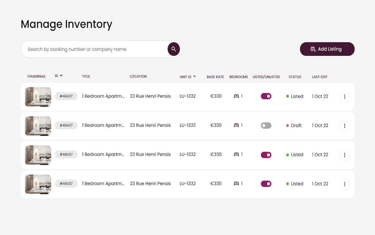Manage Inventory