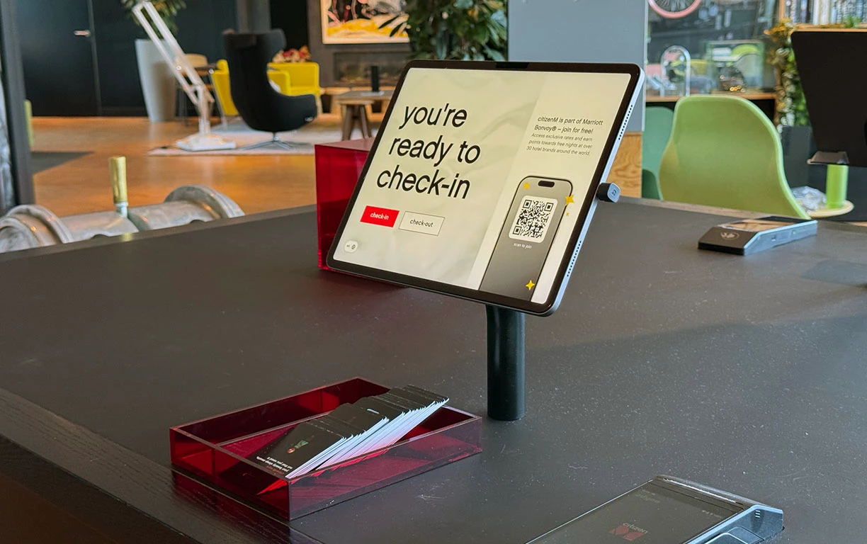 Rocksoft - citizenM check-in kiosk