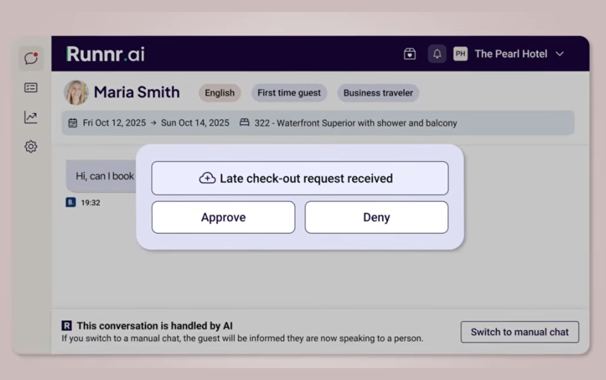 Upsell handling if needed 