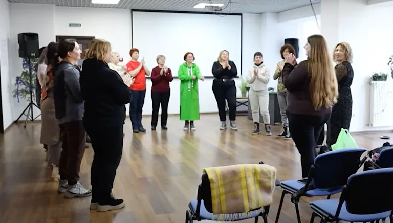 A program for women waiting to be released from captivity or who have lost relatives was implemented in Kolomyia