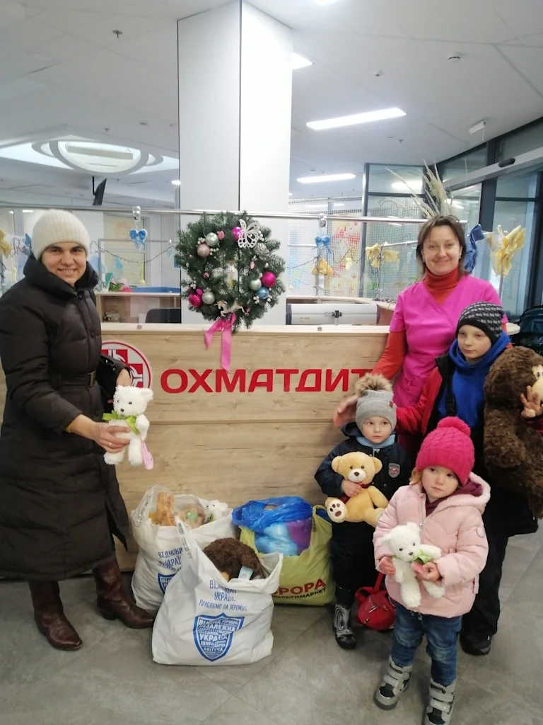 Okhmatdyt expresses sincere gratitude to the UCSS organization