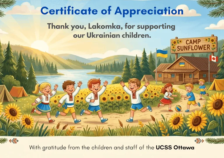 Thank You to “Lakomka” Store