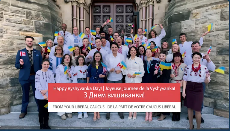 Vyshyvanka Day at Parliament Hill