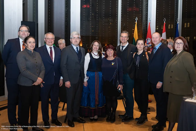 Solidarity and Freedom: UCSS Ottawa Representatives Join Lithuanian Independence Day Celebrations