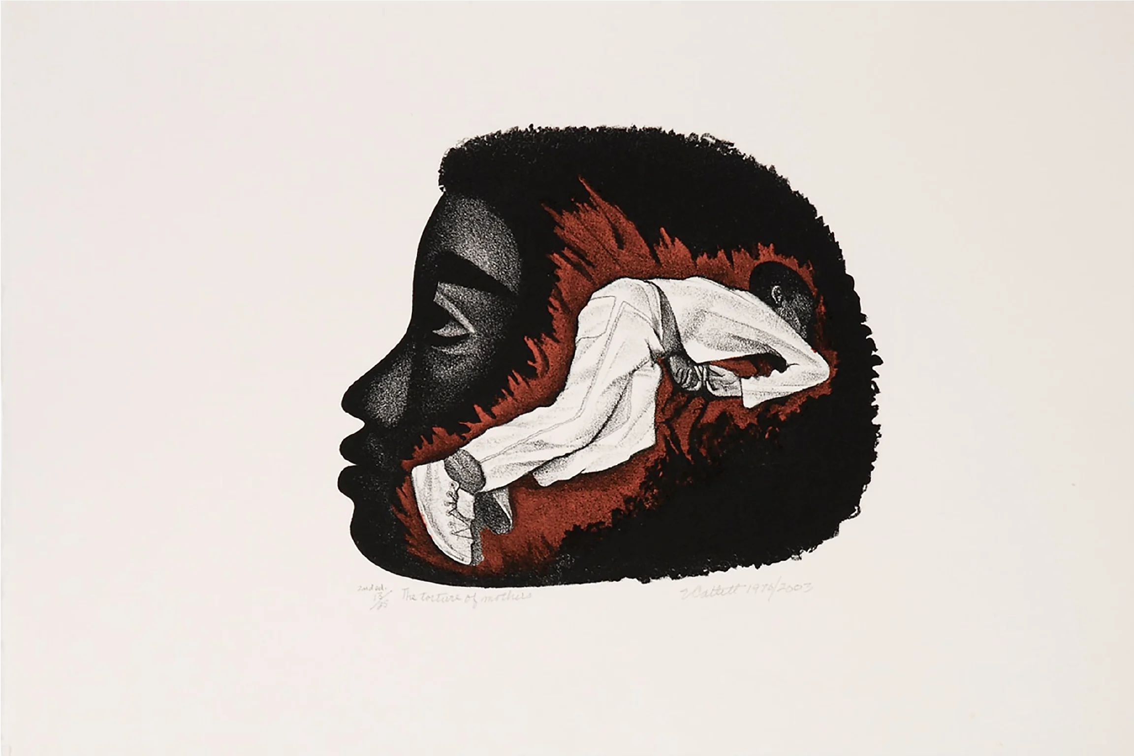In the artwork for the event, "Let The People See What They Did to My Boy" a Black boy in silhouette and an inset Black boy dressed in pants is laying down 