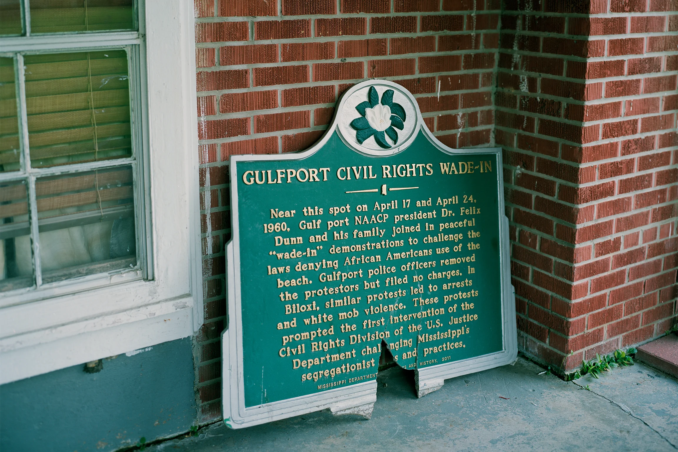 Gulfport Civil Rights Wade-In Sign
