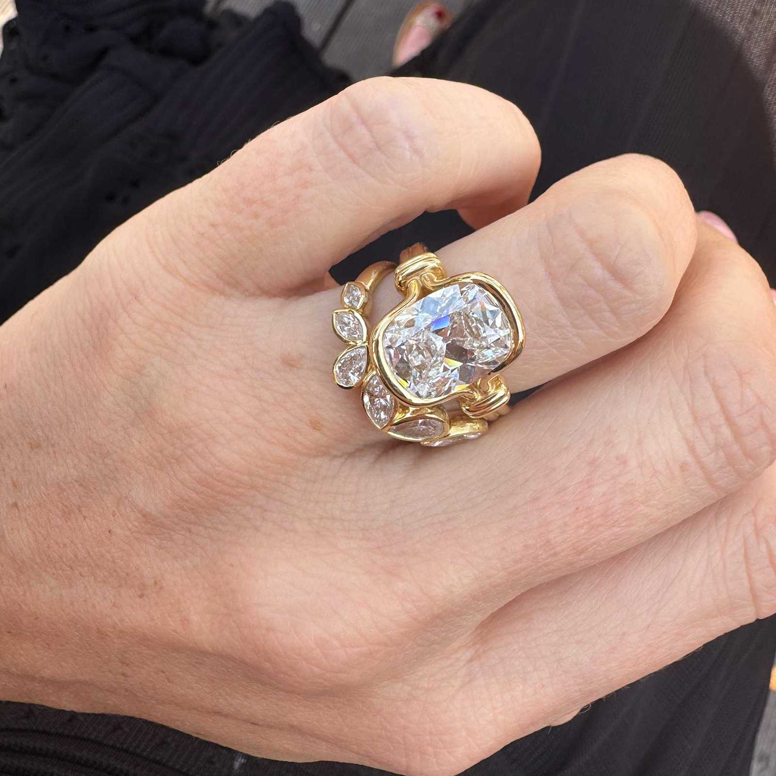 Athena Elongated Cushion Ring