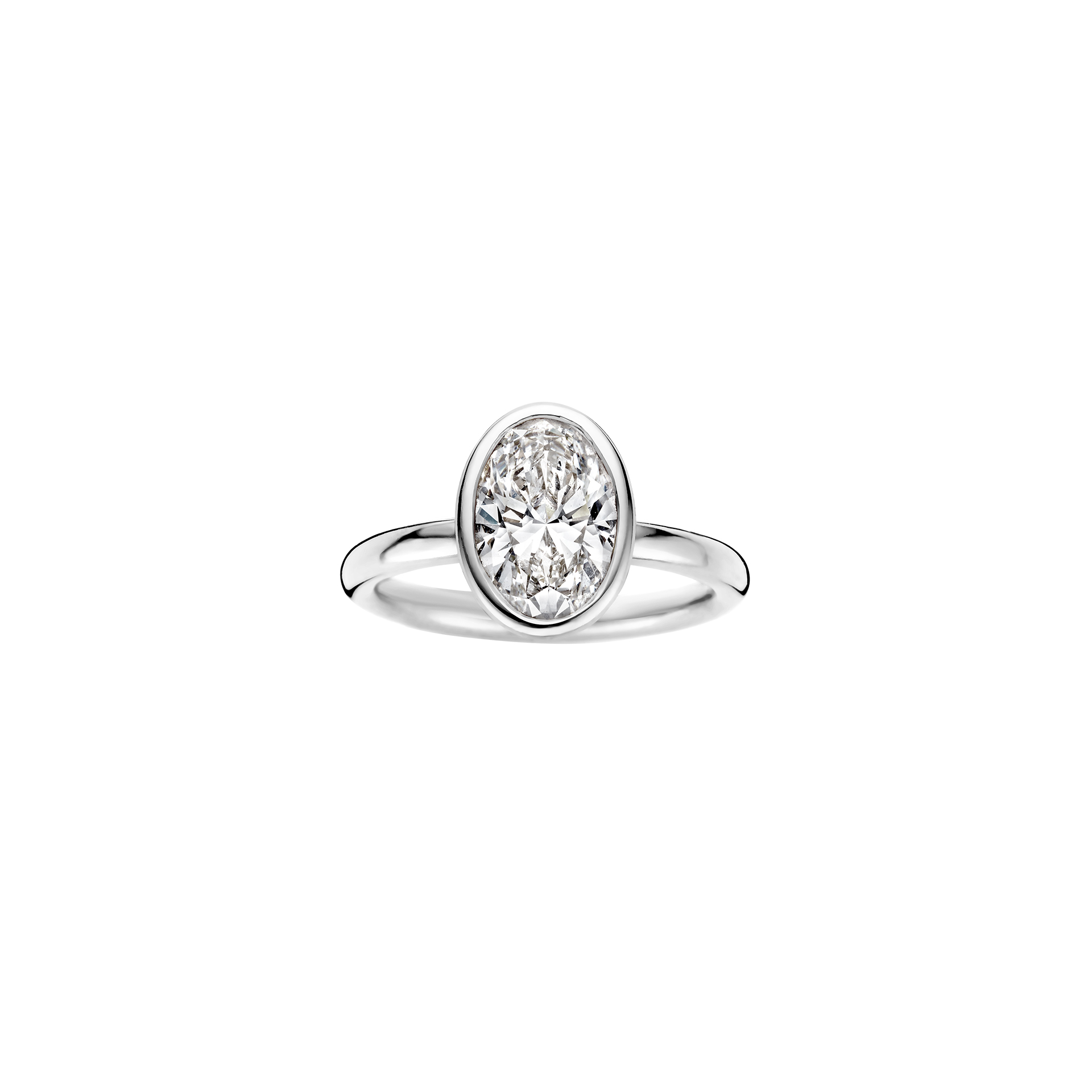 Maria engagement ring packshot - white gold