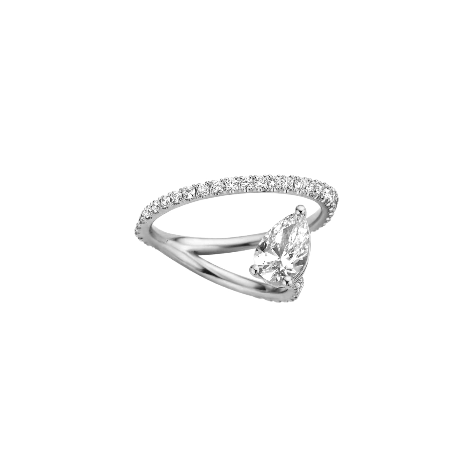 Frida Engagement Ring packshot - white gold