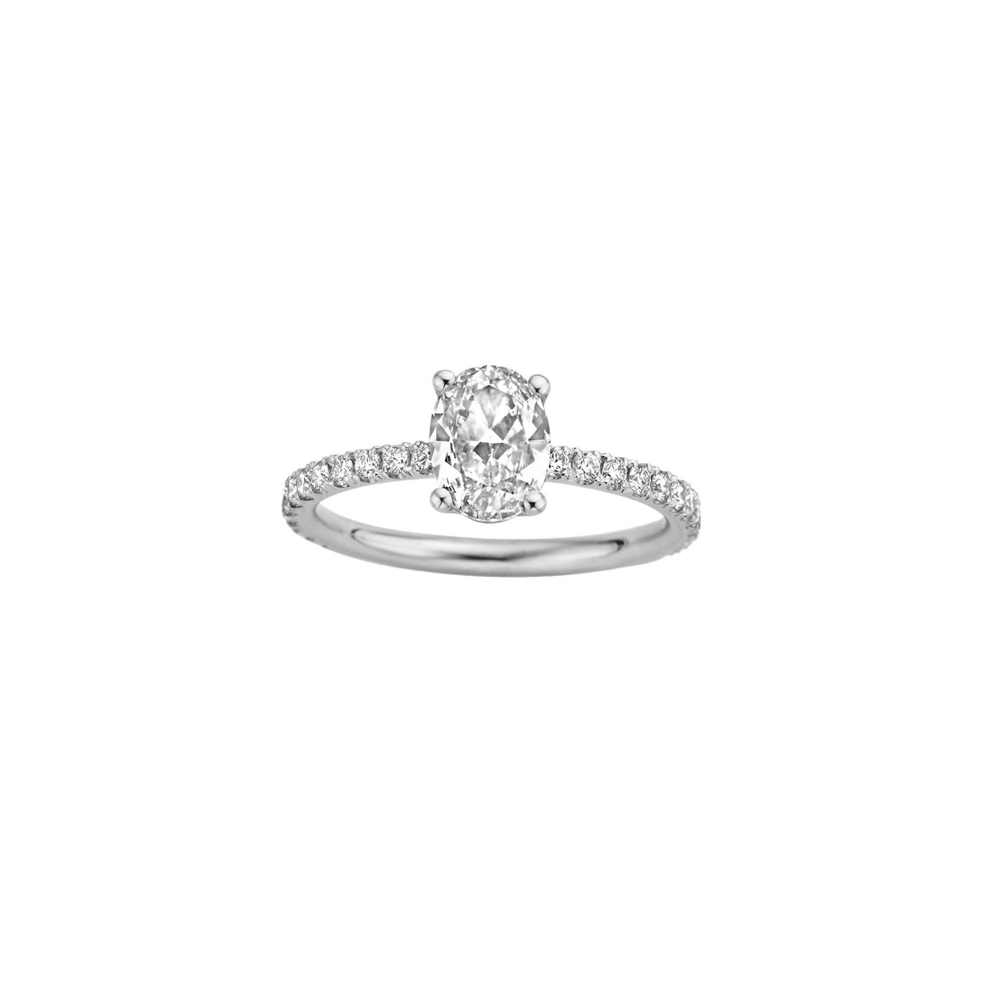 Maya Engagement ring packshot - white gold 