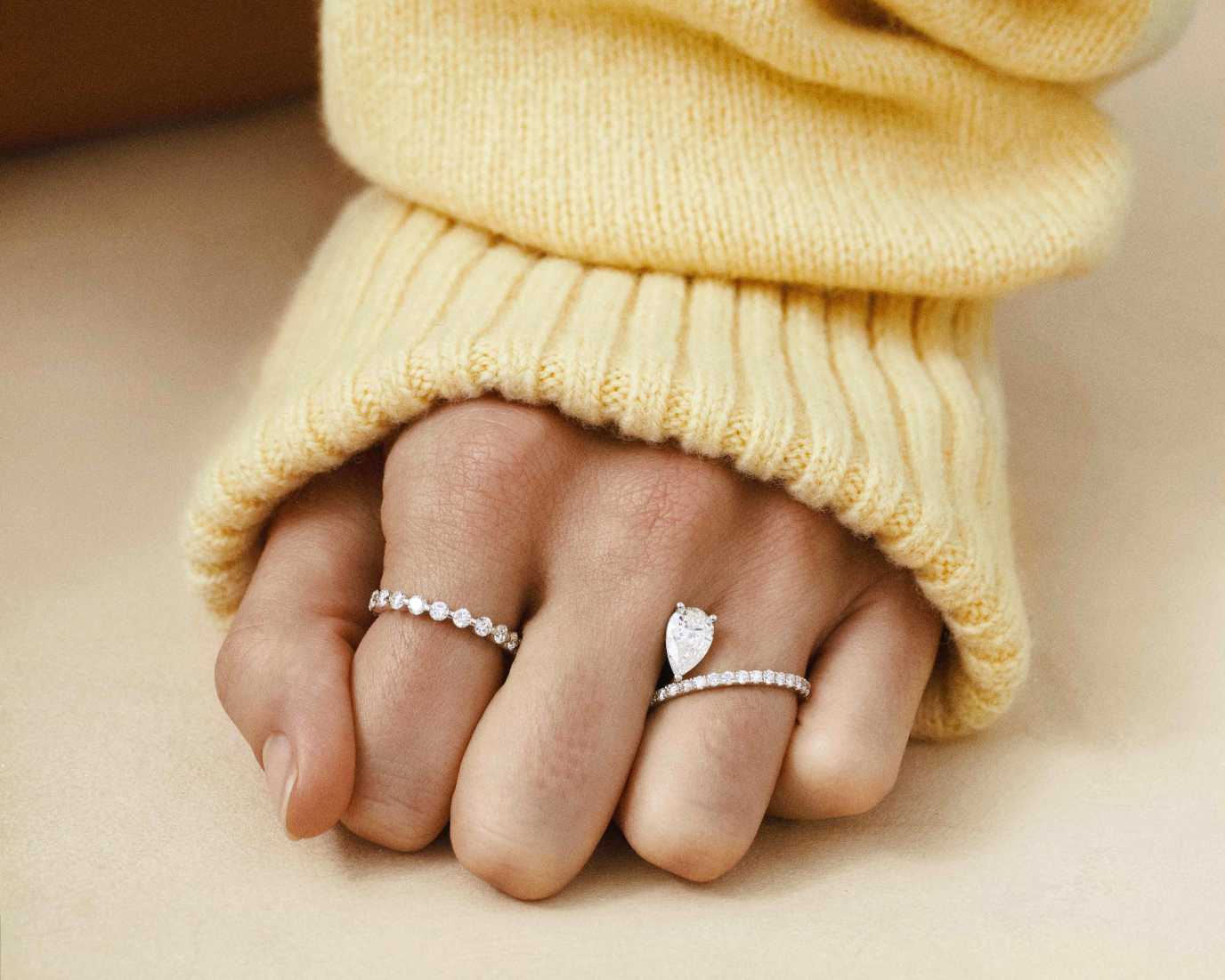 wedding bands for her
