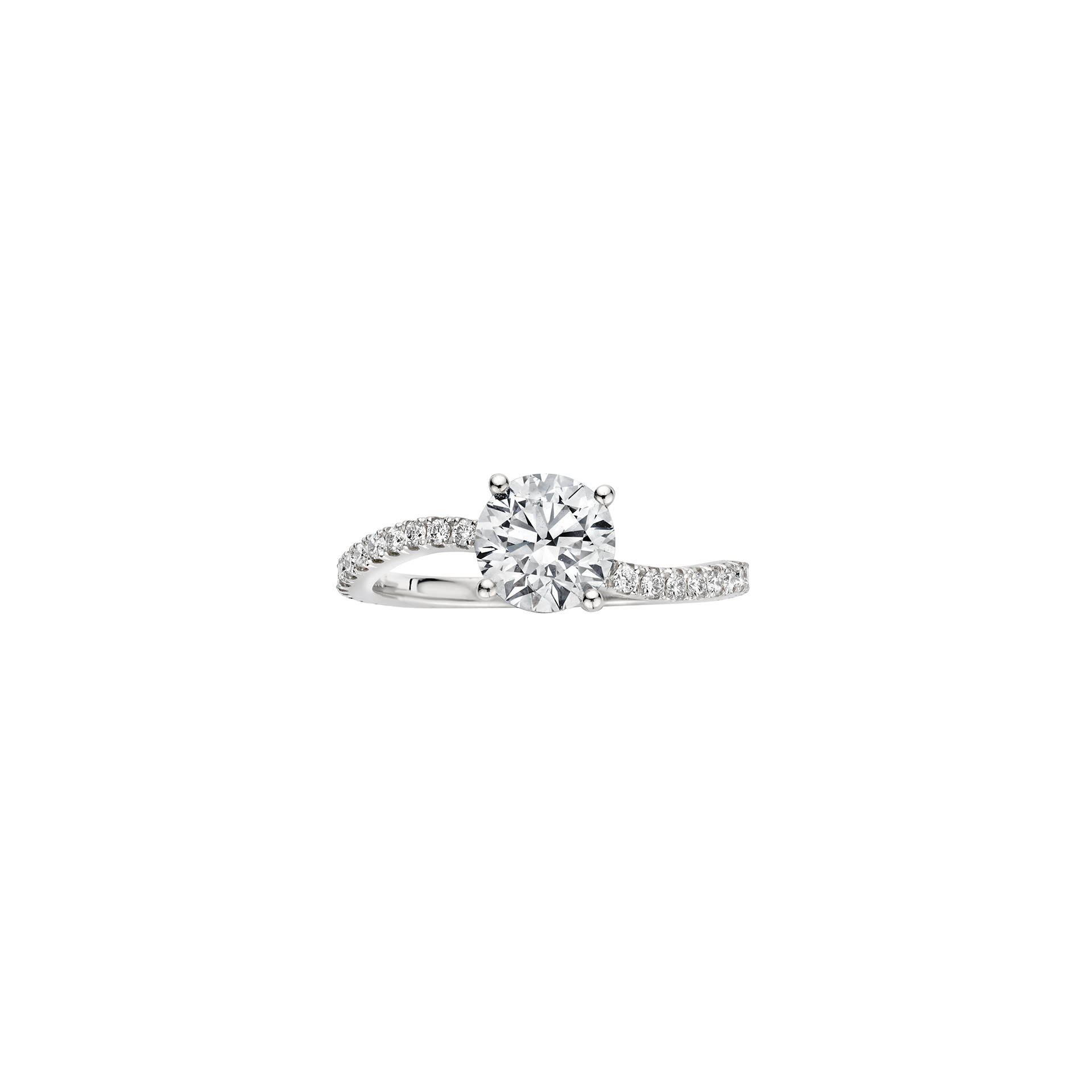 Grace Engagement Ring Packshot - white gold