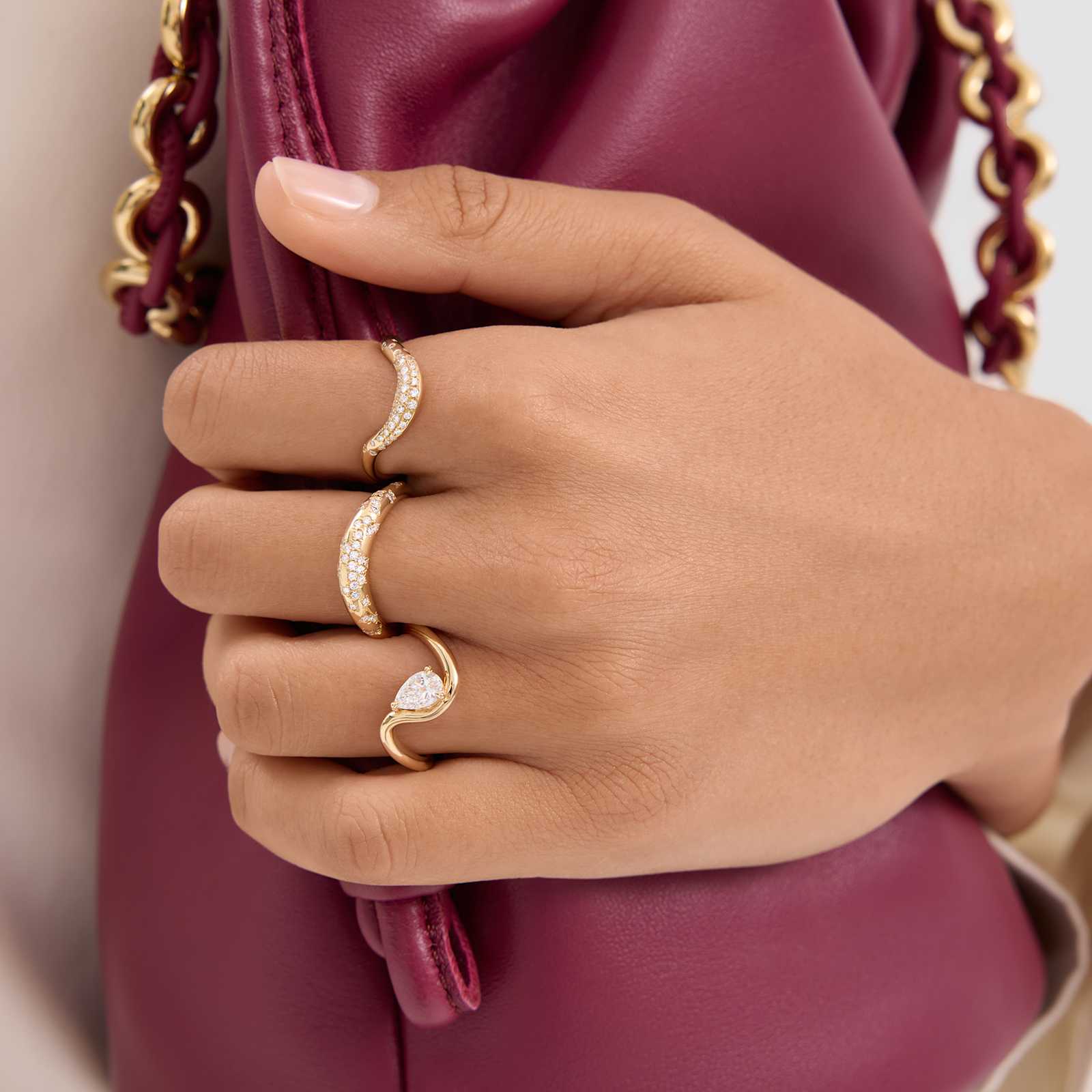 Kayla Pear Ring