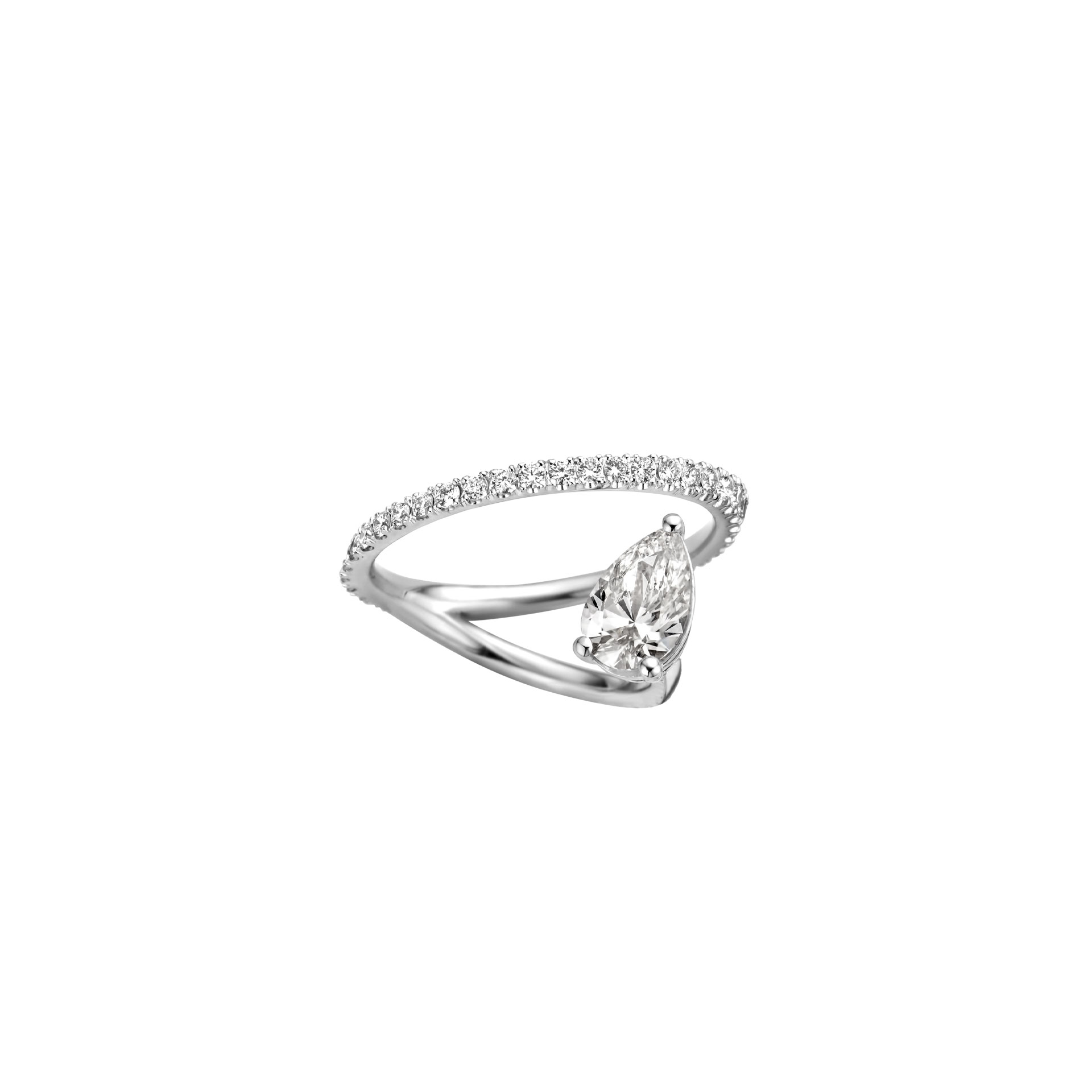 Frida engagement ring packshot - Platinum 
