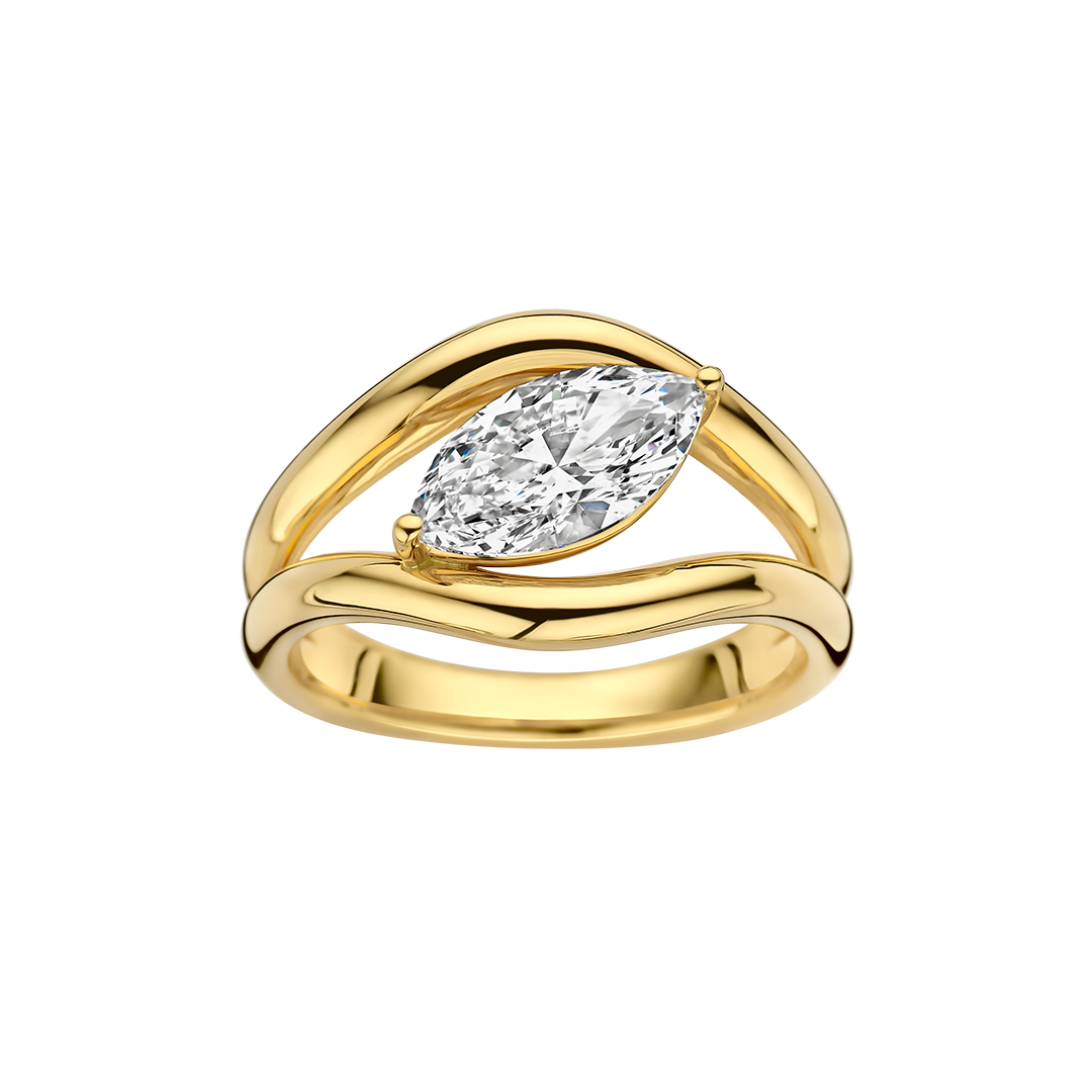 Bague Amelia Double Anneauavec Diamant Marquise Bague Diamants De bague-amelia-double-anneauavec-diamant-marquise-bague-diamants-de