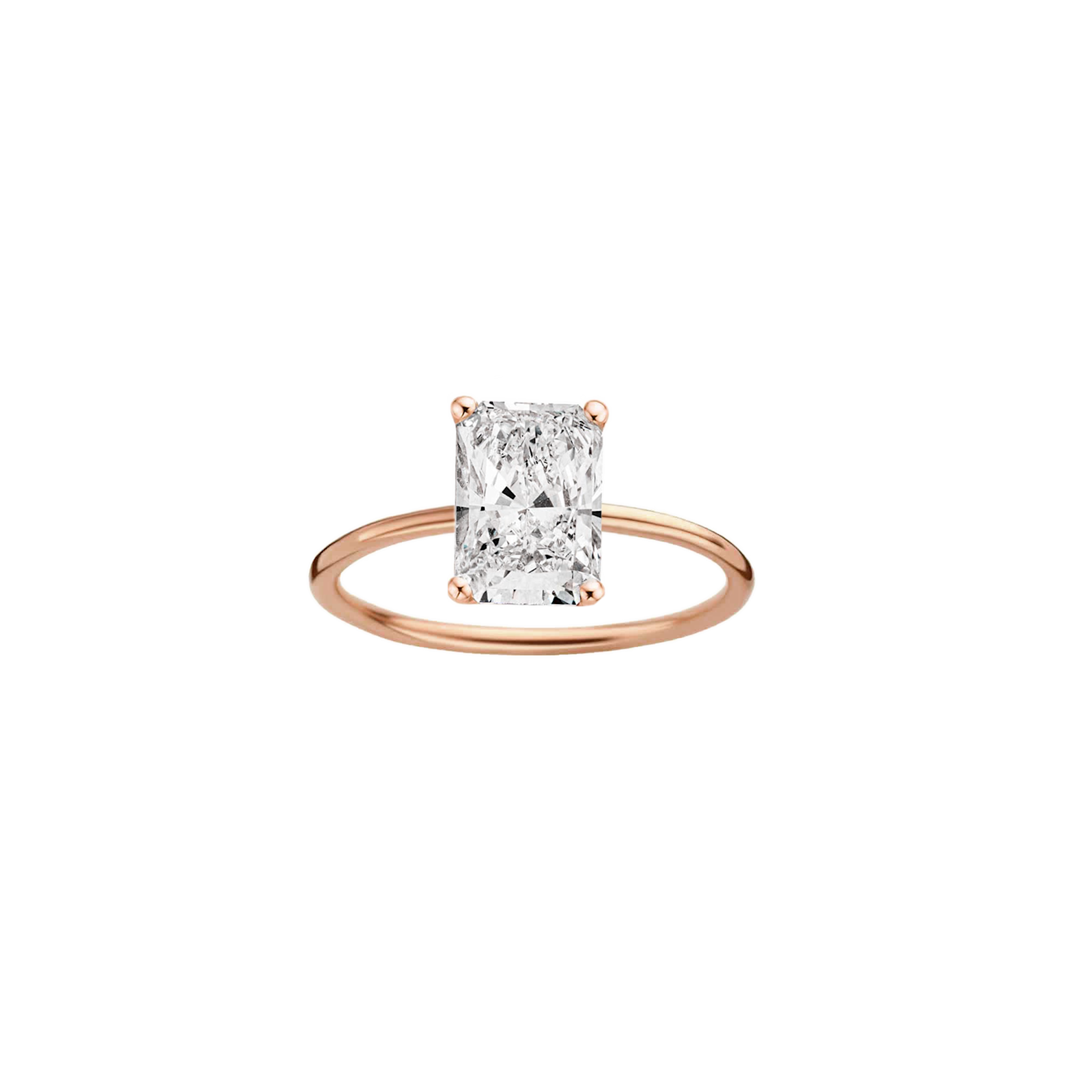Eva Elongated Radiant Ring Lab Grown Diamond Ring by Kima