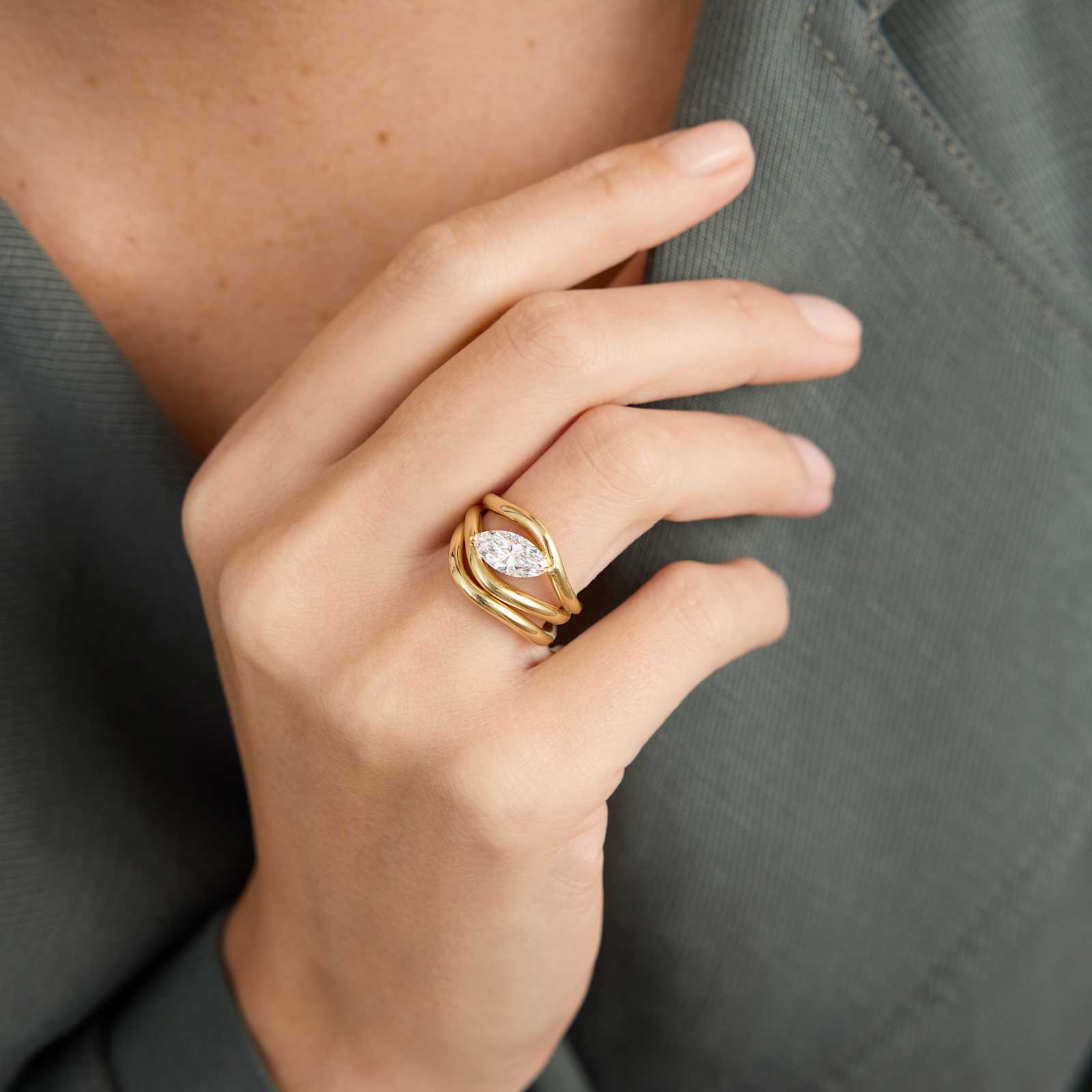Amelia Marquise Ring