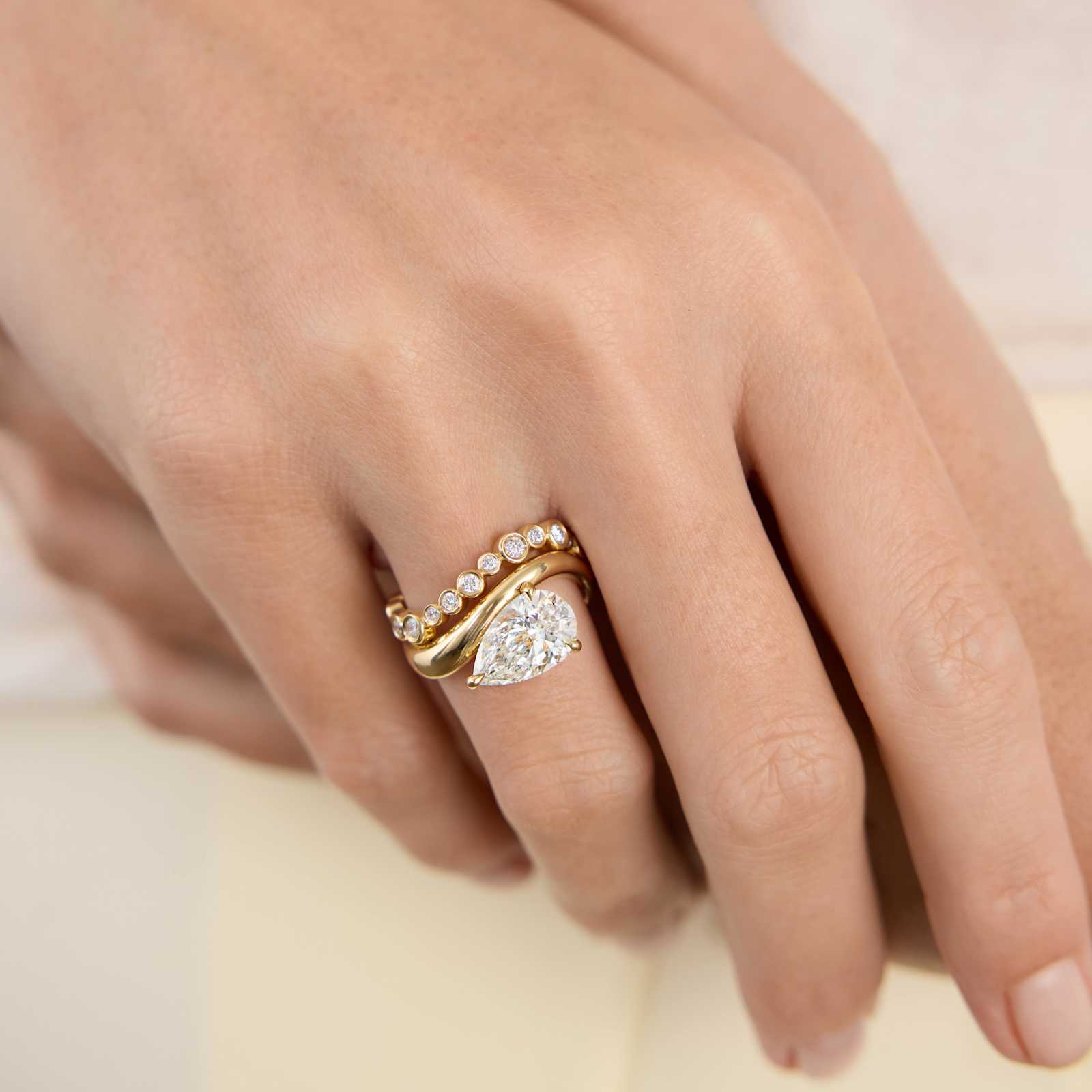 Jackie Pear Ring