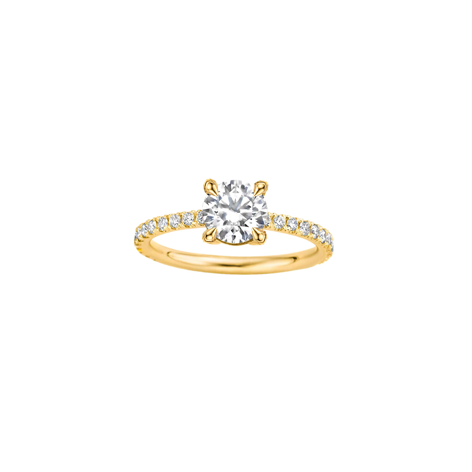 Maya Pavé Round Ring